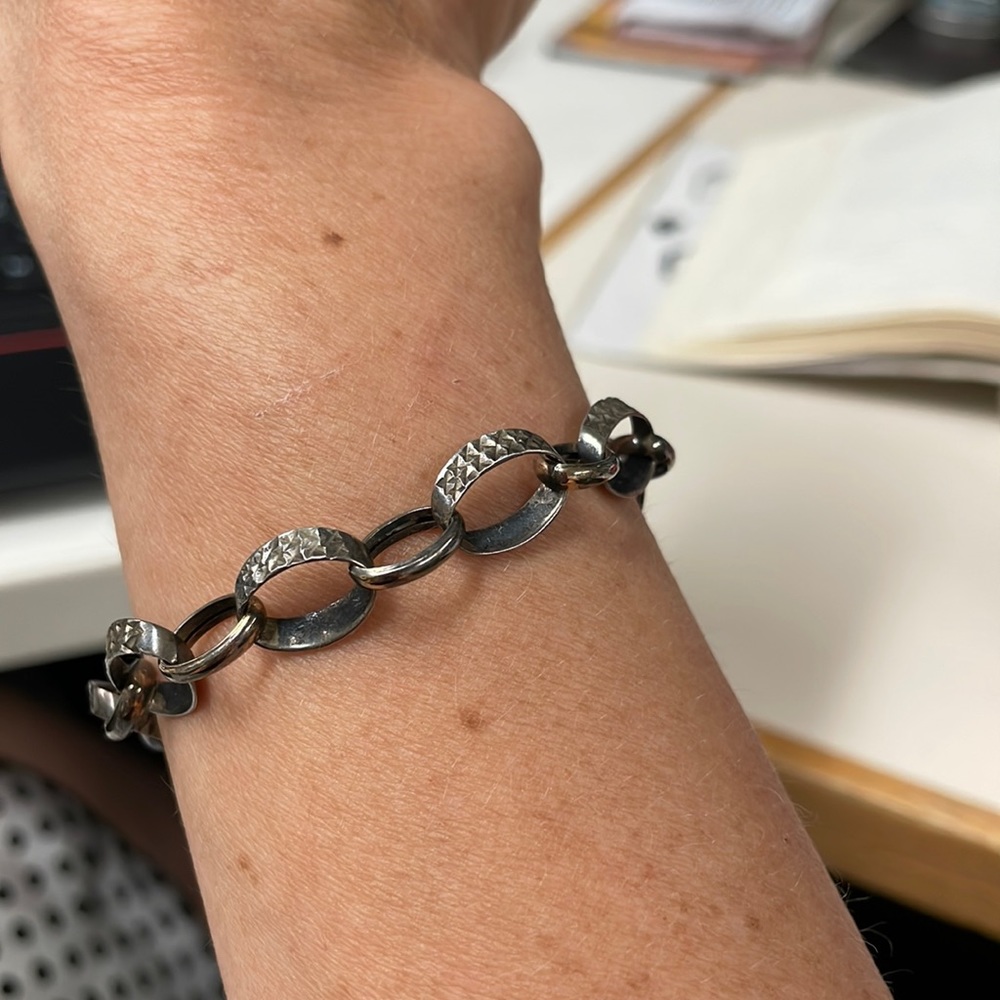 10k gf 925 silver bracelet